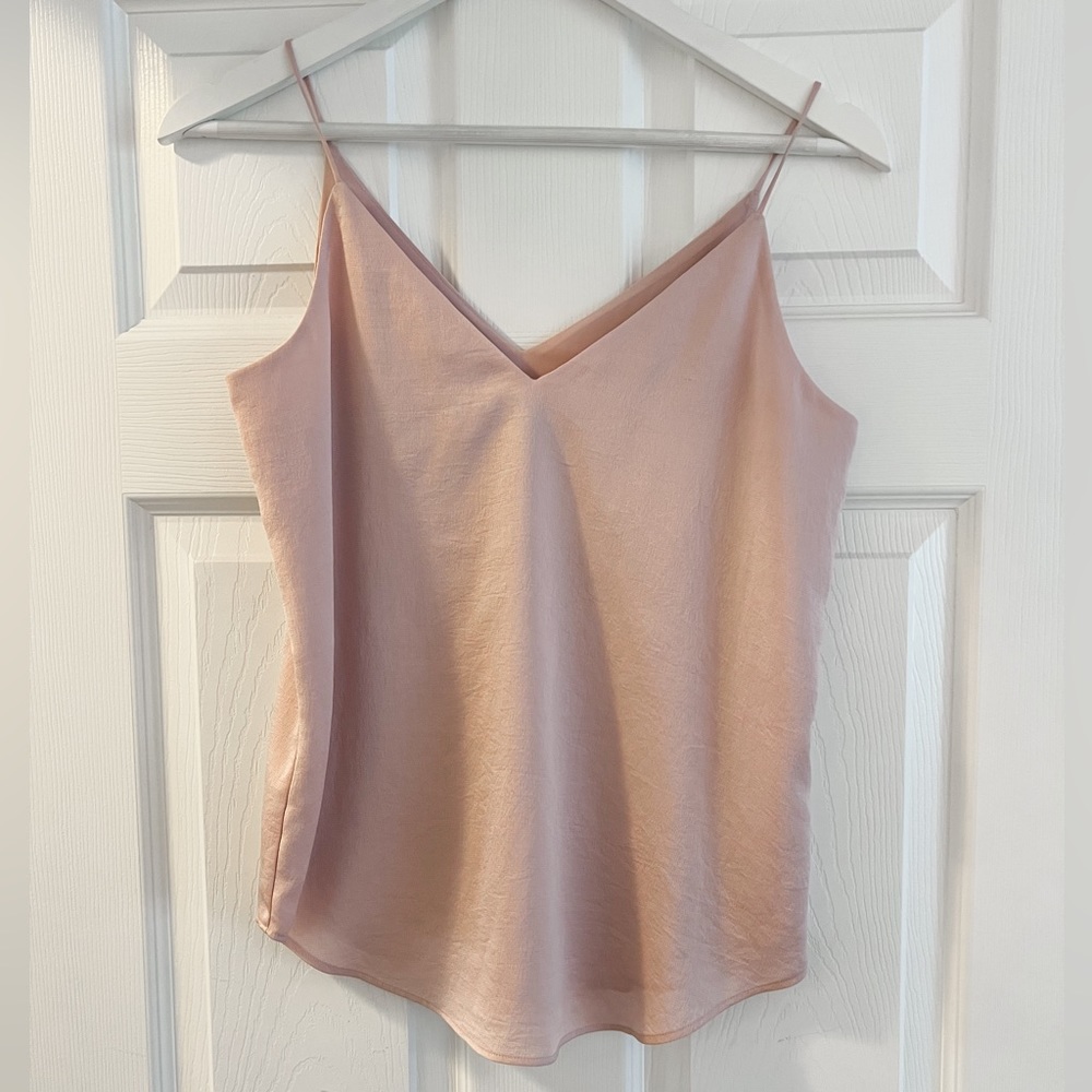 Express tank top, satin like material, lined